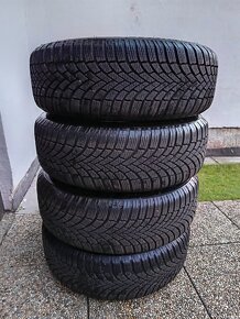 Originál alu Škoda R16+zimní 205/60 R16 - 5