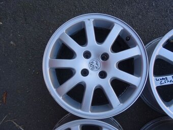 Alu disky origo Peugeot, 16", 4x108, ET 28 , šířka 6,5J - 5