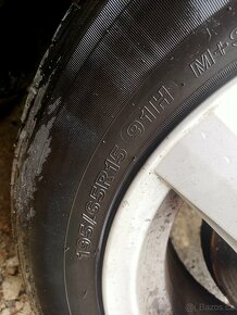 Prodám ALU kola 195/65R15 na Peugeot 307 - 5