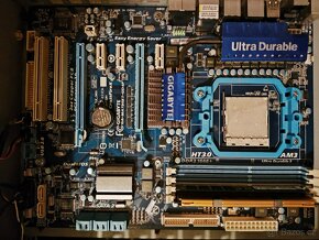 MB GA-MA790 + CPU AMD PHENOM II + RAM - 5