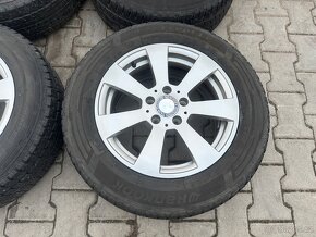 4x al kola 5x112 16 + pneu zimní 205/65 R16C - 5