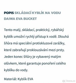 Skládací vědro na vodu Daiwa - 5