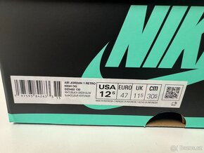 Nike Air Jordan 1 Retro High OG Green Glow vel.47/30,5cm - 5