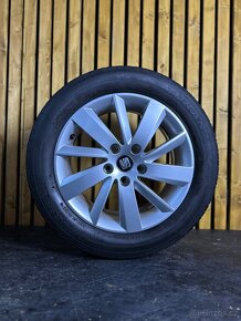 Alu kola 5x112 r16 s letním pneu (leon1) - 5