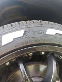 Alutec 4x100 R17, ET 40, střed. kroužky na 60.1,OZ style - 5