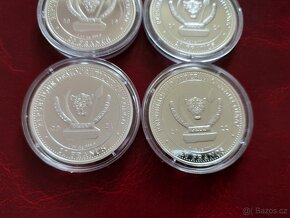 4x 1 oz stříbrné mince World's Wildlife 2019 - 2022 - 5