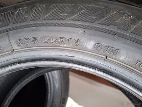 Prodám zimní pneu 205/55/16 Bridgestone - 5