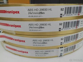 ABS hrana Hranipex 24  1 mm 25 m s Alu Fólií Zlatá Broušen - 5