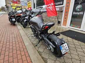 Benelli 502c, laděný výfuk MIVV, najeto 1.100 km - 5