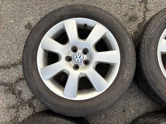 Original letní kola VW Golf 5x100 6,5J ET42 205/55 R16 - 5