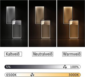 Černé moderní stropní stmívatelné LED svítidlo - obdélníky - 5