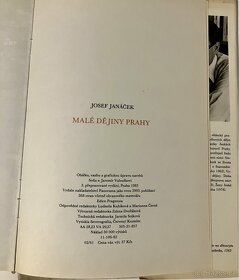 Malé dějiny Prahy Josef Janáček 1983 - 5