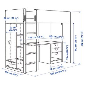 Kombinovana postel IKEA - 5