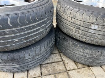 4x alu disky 5x112 R16, letní pneu - 5