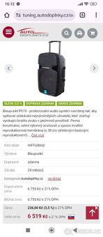 bluetooth reproduktor Blaupunkt PA15 - 5