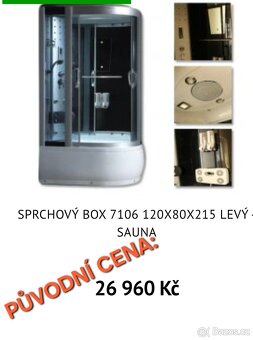 Hydromasážní box se saunou - 5