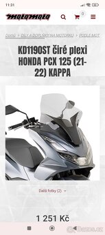 Štít Honda pcx 2023 - 5