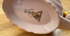 3x kus ~ Lázeňský pohárek (pitítko) Karlovarské porcelánky - 5