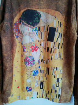 Nová mikina motiv Gustav Klimt Polibek - 5