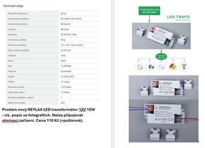 Transformátory REYLAX LED - 5