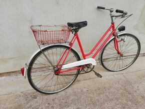 Retro bicykl dámské kolo tdv + nové krémové pláště - 5