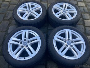 Alu kola AUDI A4 B9 17" 5x112 zimní DUNLOP 225/50R17 - 5