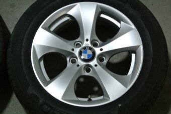 zánovní originál ALU BMW 16" 5x120 ET31 pneu 205/60/16 - 5