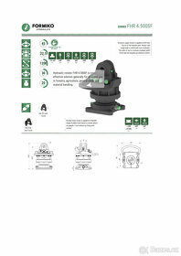 hydraulický rotátor FORMIKO 4,5t- doprava ZDARMA - 5