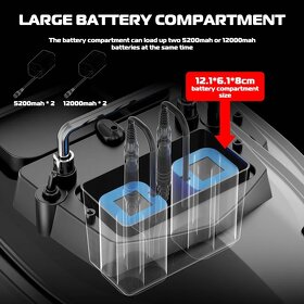 Zakrmovací loďka,  zavážecí loď V050, 12000mah - 5