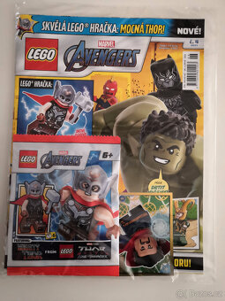 LEGO ČASOPIS: MARVEL, AVENGERS - 4X MIX + ALBUM - 5