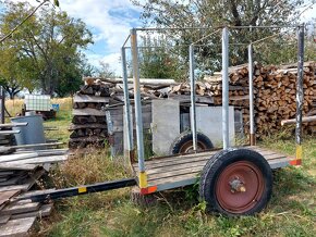 Malotraktor domácí výroby s vlečkou - 5