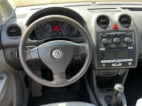 VW Caddy 1.9TDi, r.2008, klimatizace, česká STK - 5