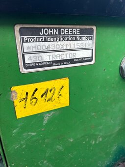 John deere 430 spěchá  - 5