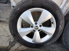 17"zimní alu sada Nanuq 5x112 origo Kodiaq Superb 3 Tiguan 2 - 5