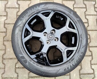 Alu kola originál Opel Mokka 4x108 R18 KRÁSNÁ TOP SADA - 5