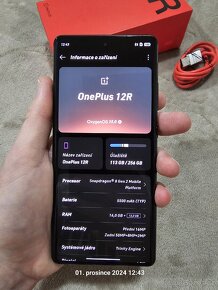 Oneplus 12R 5G / Android 15 / Záruka 10/2026 - 5