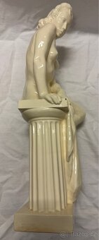 Art deco akt socha RAKO - Rakovník, výška 53 cm - 5