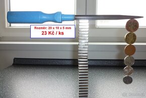 Neodymový magnet 2x500 kg, neodymové, fishing - 5