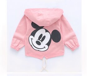 Nová růžová bunda Mickey, vel.104/110 - 5