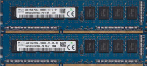 4GB DDR3 paměti různých výrobců - 5