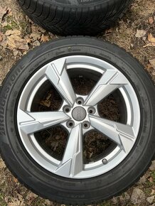 Prodám alu Audi 5x112 r18 zimní pneu 235/55/18 - 5