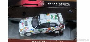 Toyota corolla wrc 1:18 Autoart rally Fujimoto, otviraci - 5