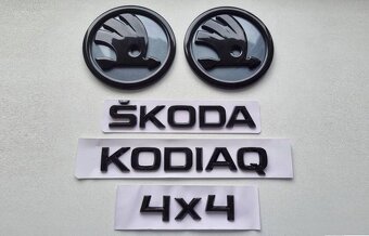 Skoda znaky - nápis čierny logo znak VRS nadpis - 5