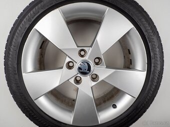 Škoda Octavia - Originání 17" alu kola - Letní pneu - 5