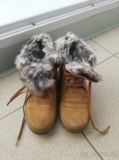 Zimní kožené boty zn. Baťa vel. 34 - 5