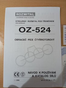 Obraceč sena, píce OZ-524 - 5