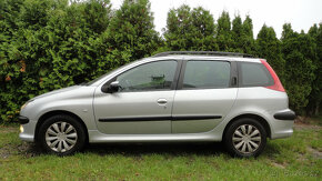 Peugeot 206 SW 1.6i 80kw rok 2002 STK 09/2025 Euro3 - 6