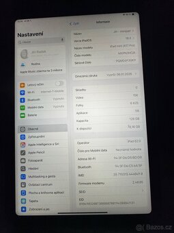 Prodám iPad mini ( A17 Pro ) 128 Gb - 6