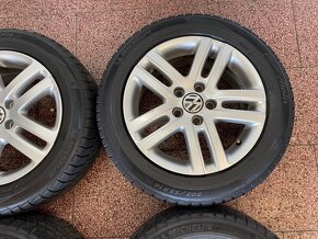 Originál Volkswagen ALU kola 5x112 r16 zimní pneu 5,5mm - 6