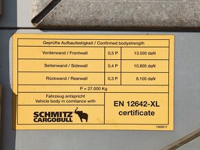 Schmitz CARGOBULL AG, LOW DECK, TŘÍSTRANNÁ SHRNOVACÍ PLACHTA - 6
